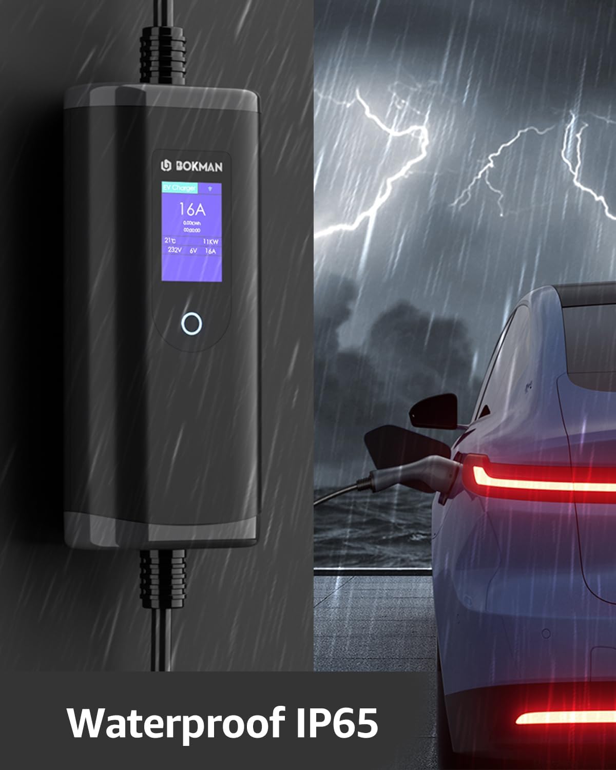 Thumbnail 4 de Bokman EV Charger 7.4kW Type 2 to CEE Plug