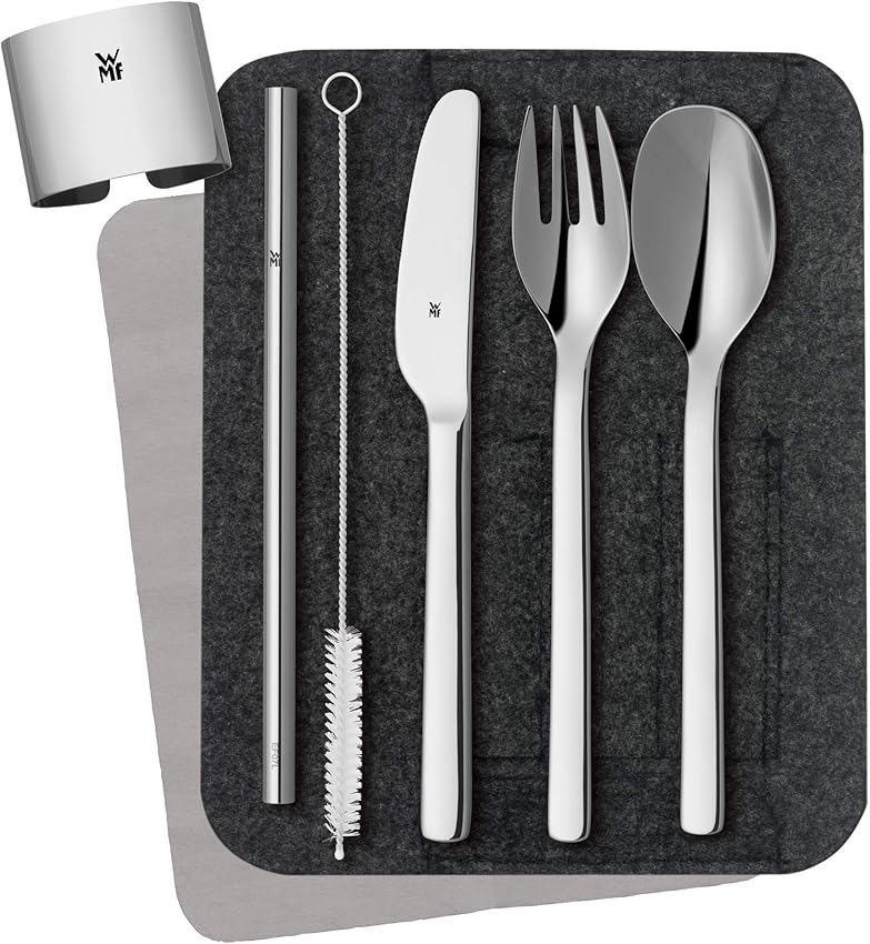 Detalle 2 de WMF My2Go - Cubertería Compacta 8 Piezas 🍴