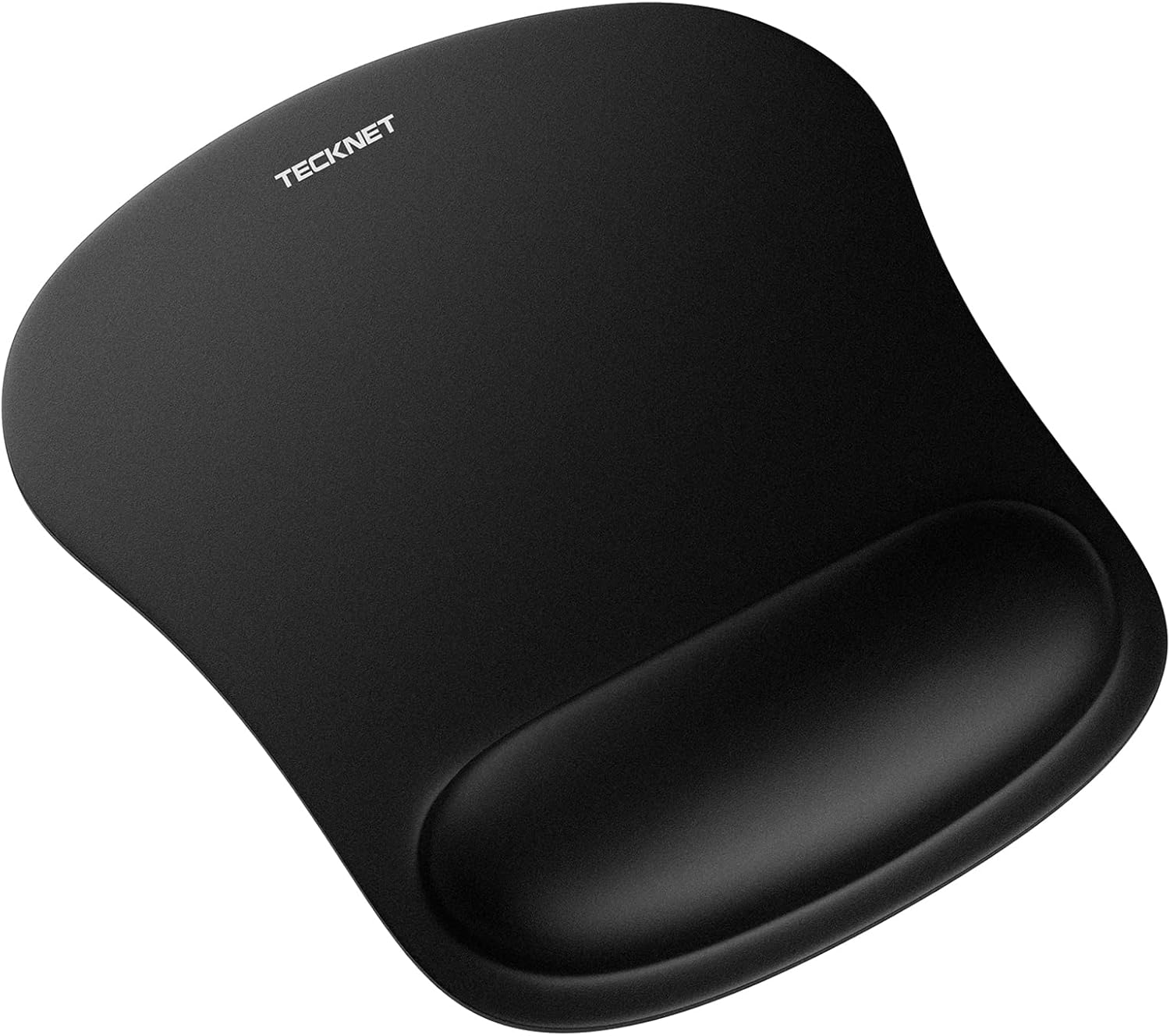TECKNET Tapis de souris ergonomique avec repose-poignet et mousse à mémoire de forme (24 x 21,5 x 2,5)