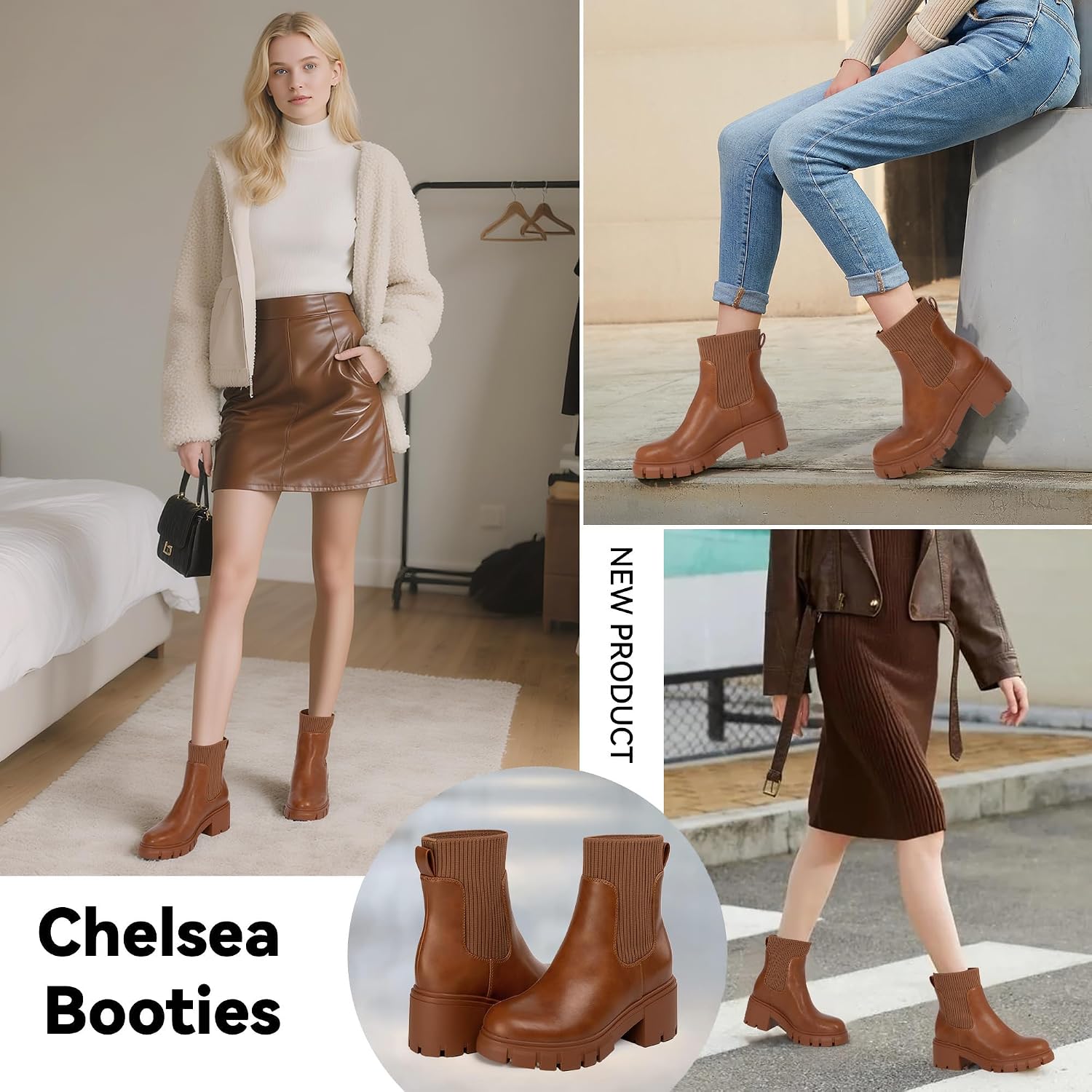 Thumbnail 5 de Athlefit Women's Chelsea Boots 2.3"