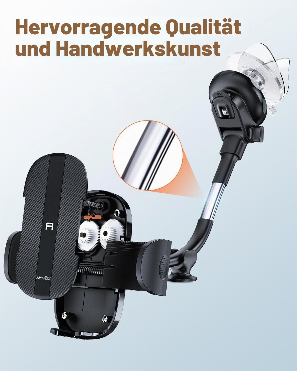 Thumbnail 6 de APPS2Car Handyhalterung Auto mit Saugnapf – universelle Smartphone-Halterung für iPhone, Samsung & Co.