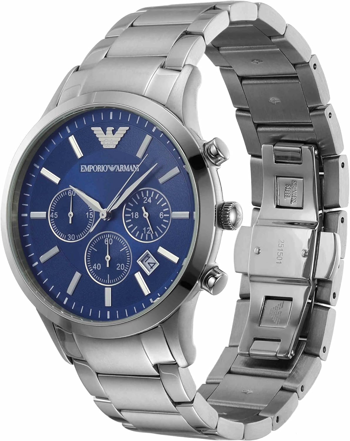 Thumbnail 2 de Emporio Armani Orologio Uomo movimento 43 mm blu