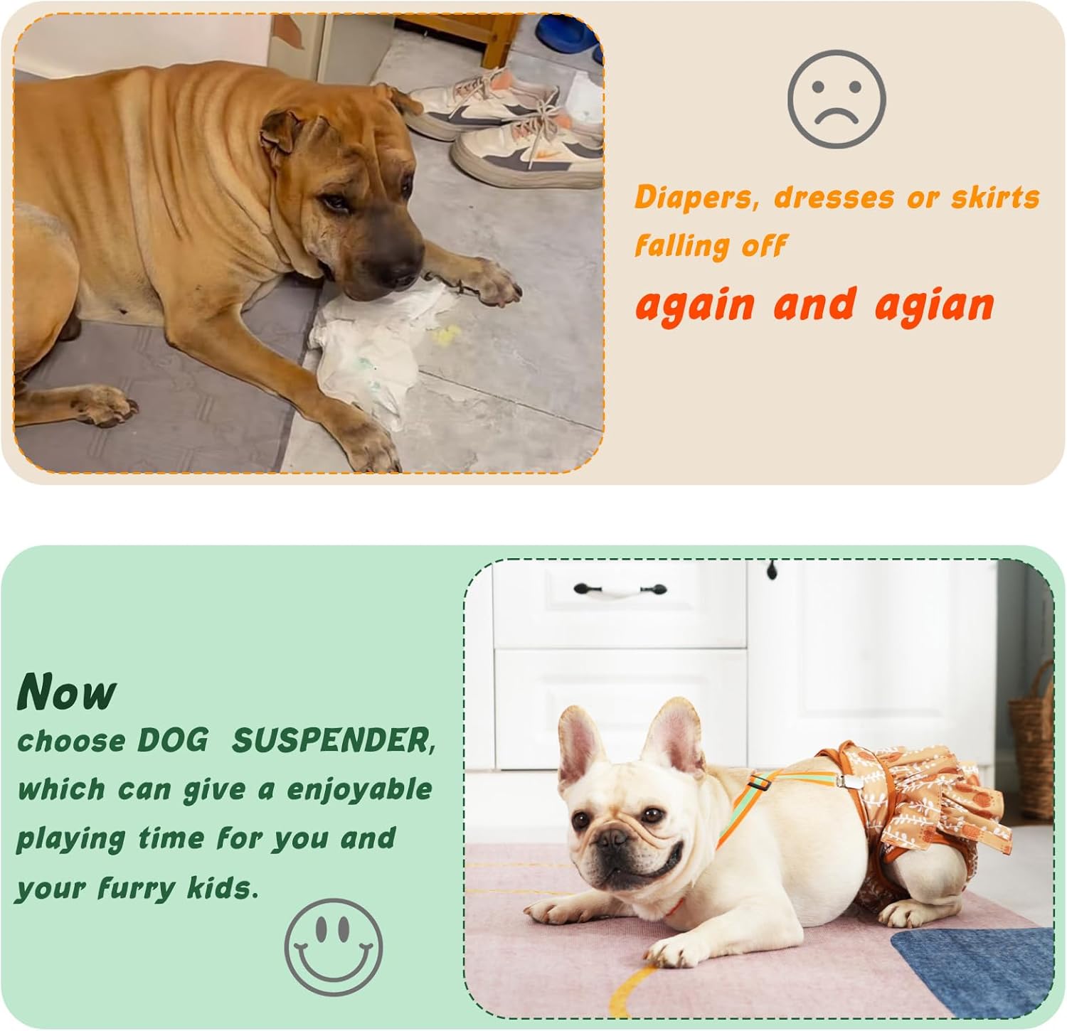 Thumbnail 3 de Hisprout Hundewindel Hosenträger L