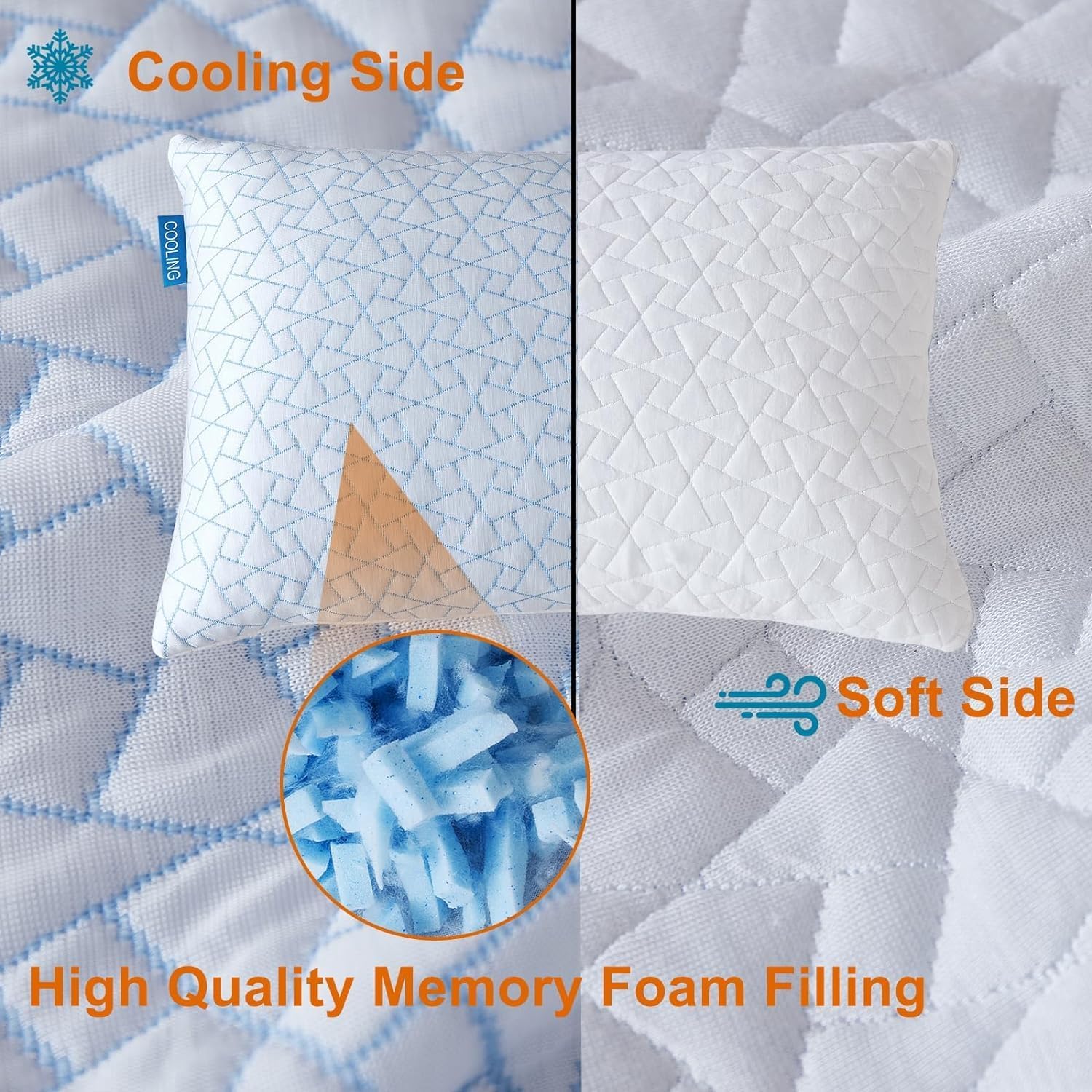 Thumbnail 2 de Tuphen Travel & Camping Memory Foam Pillow – Cooling, Compressible, Adjustable Support for Outdoors
