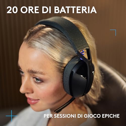 Thumbnail 6 de Logitech G G321 LIGHTSPEED: cuffia gaming wireless con Bluetooth e microfono flip-to-mute