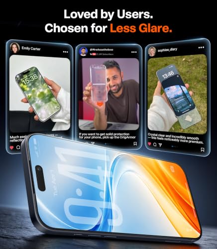 Thumbnail 1 de TORRAS OrigArmor Anti-Glare Screen Protector for iPhone 18 Pro Max