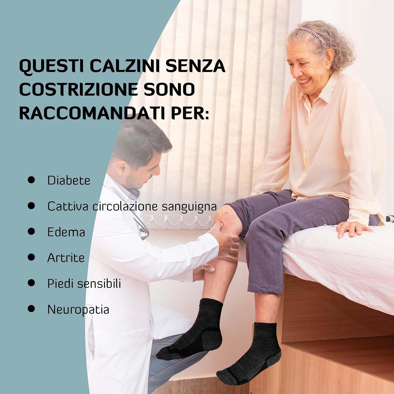Thumbnail 6 de LOFIR Calzini diabetici in bamboo 39-46