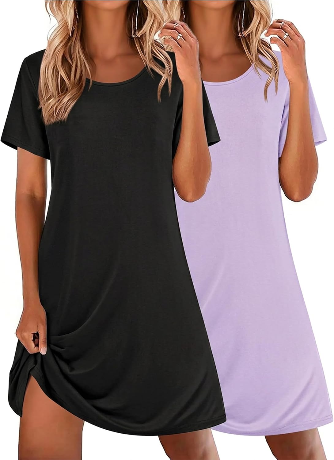 Thumbnail 6 de Ekouaer Women's Nightgowns 2-Pack