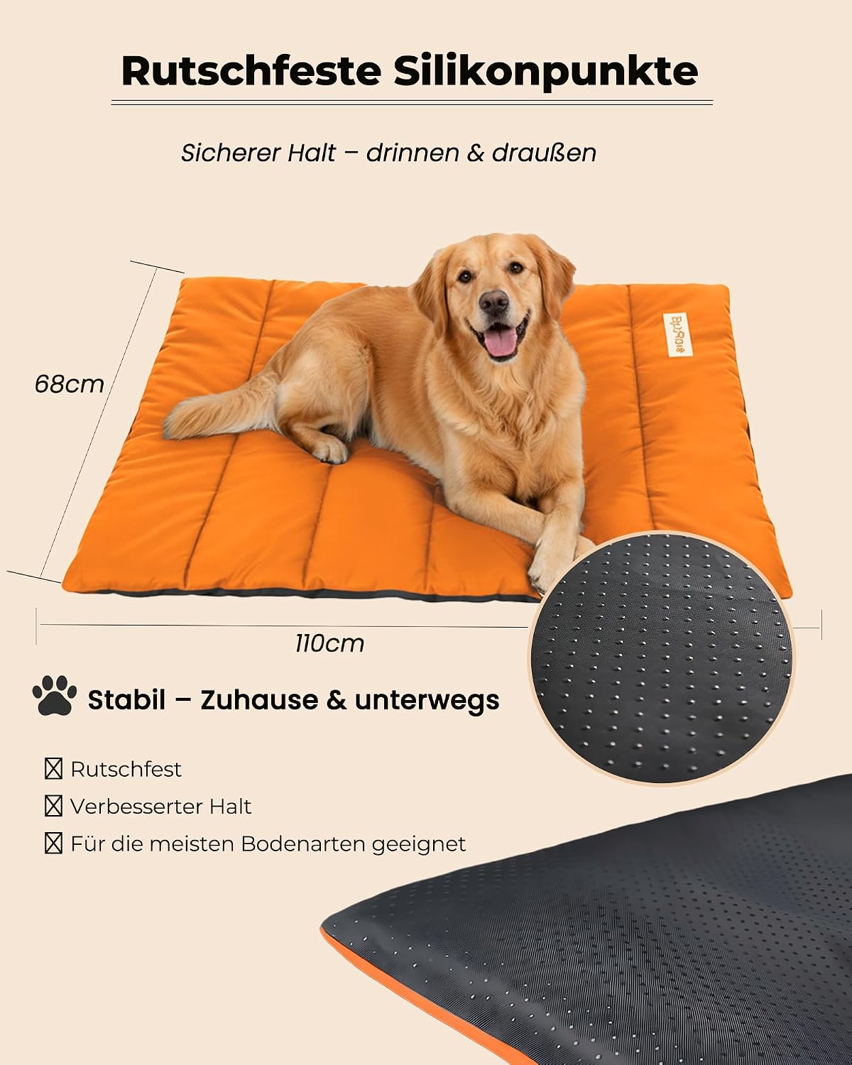 Detalle 1 de EpicRove Hundedecke 110×68 cm