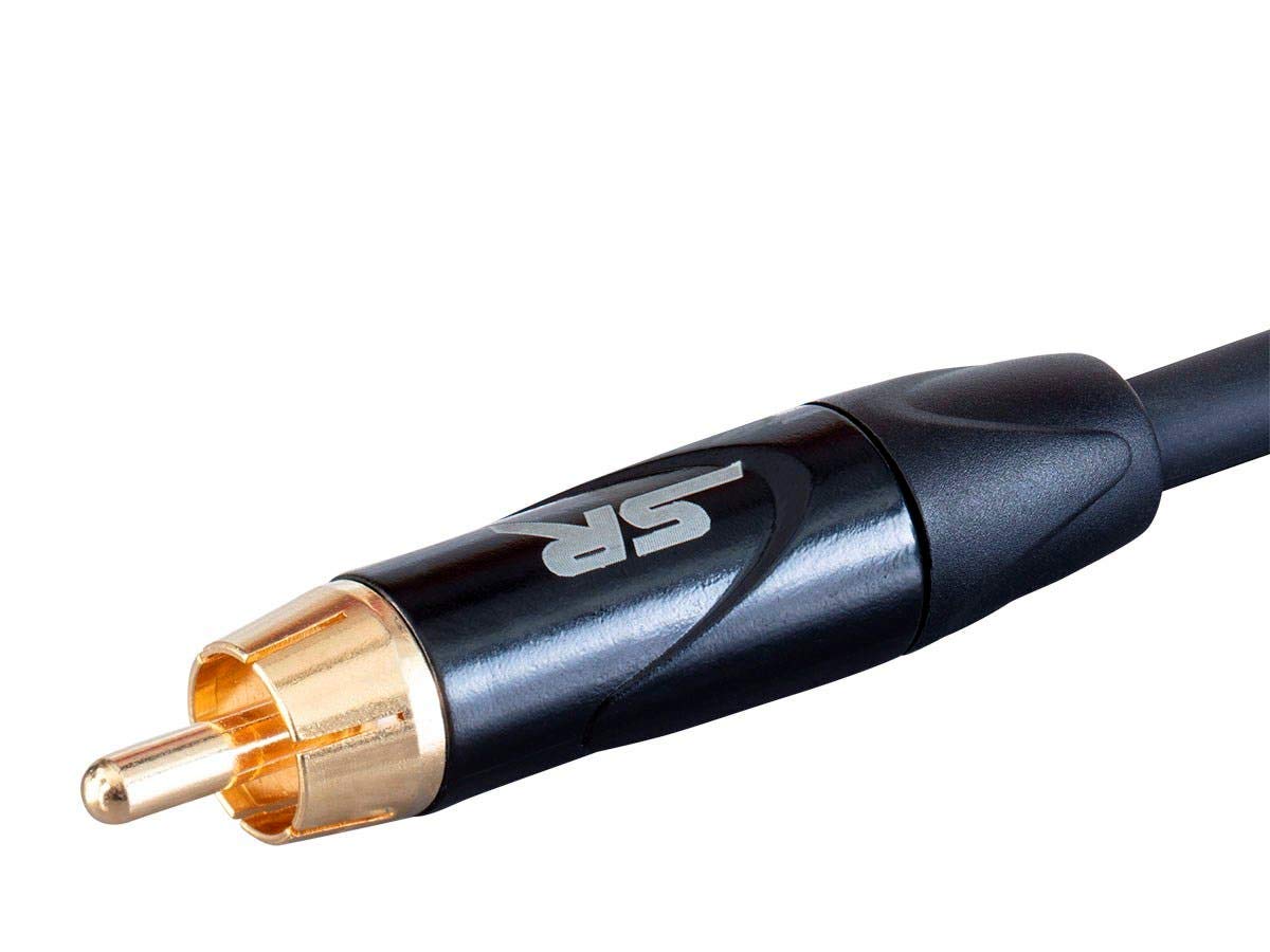 Detalle de Monoprice On Tour XLR Male to RCA Male Cable (1 Foot) – Stage Right Series