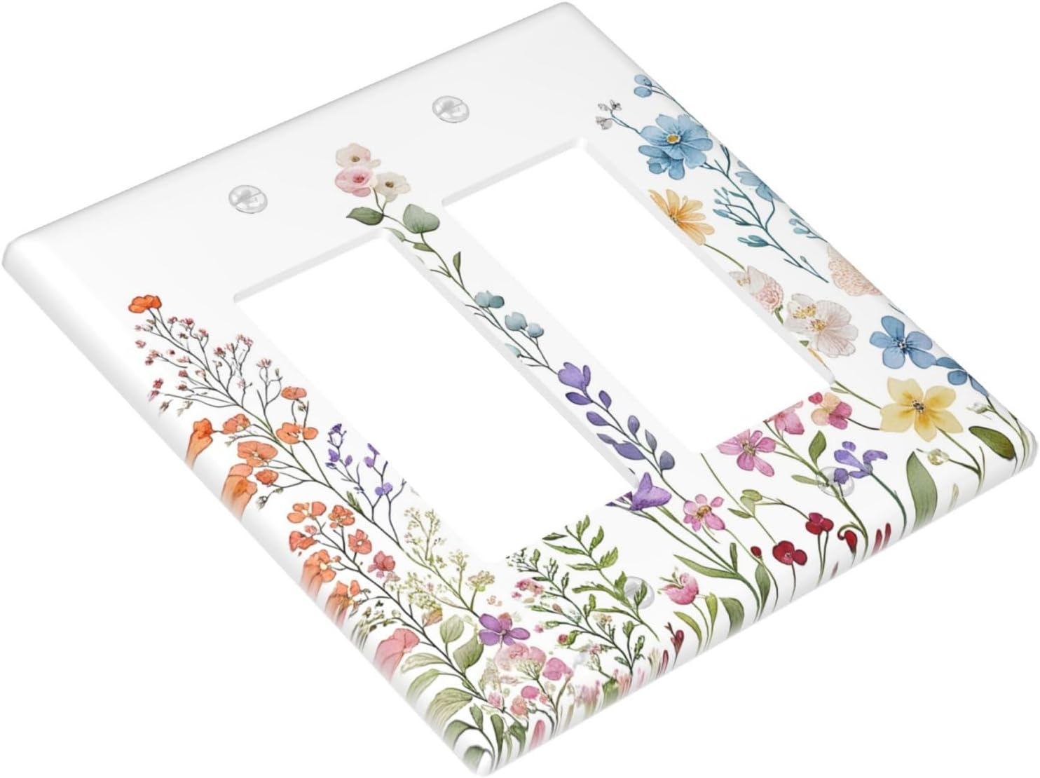 Detalle de JOOJIAO Decorative Wall Plate, 2-Gang Rocker