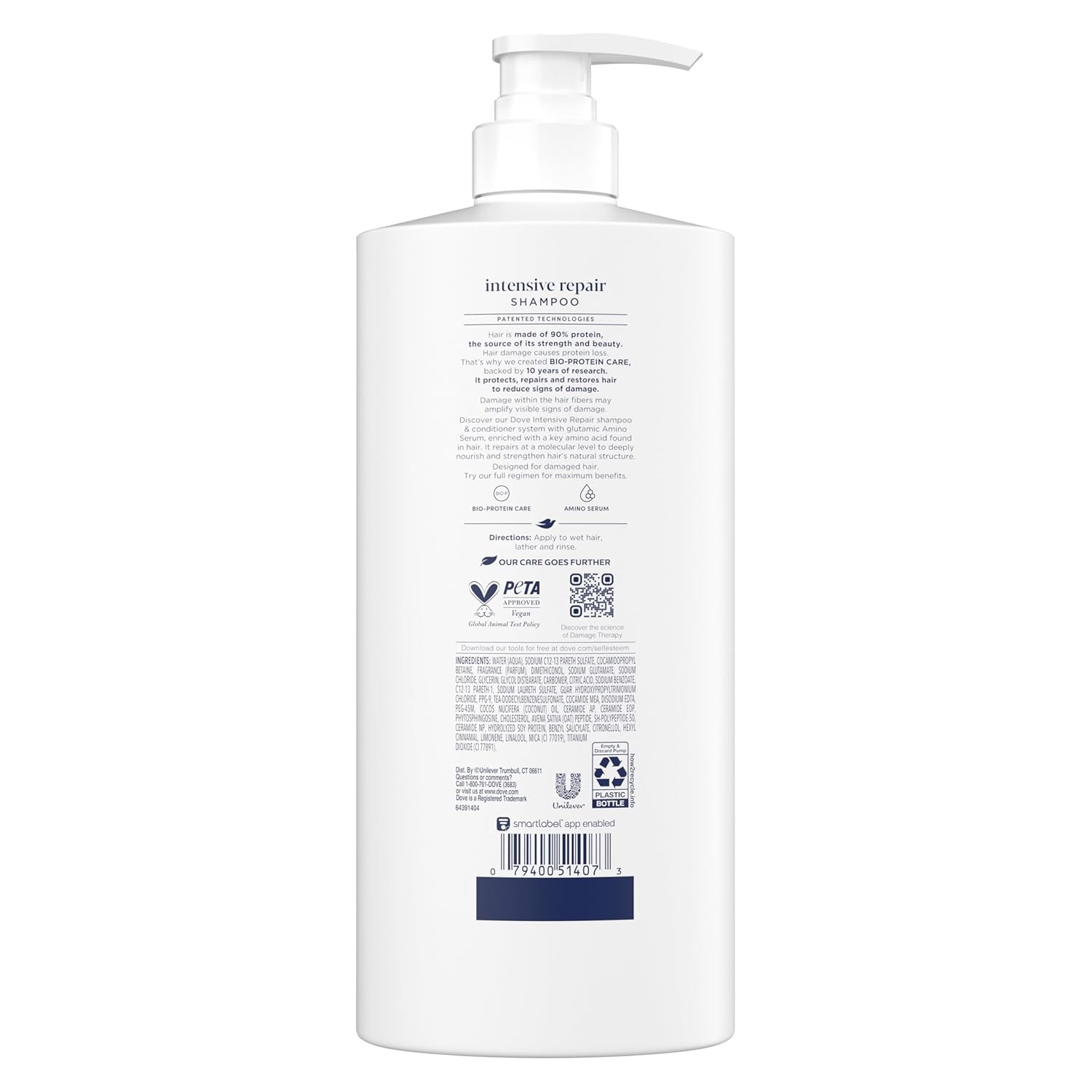 Thumbnail 1 de Dove Intensive Repair Shampoo with Bio-Protein Care Technology and Amino Serum, 28 fl oz