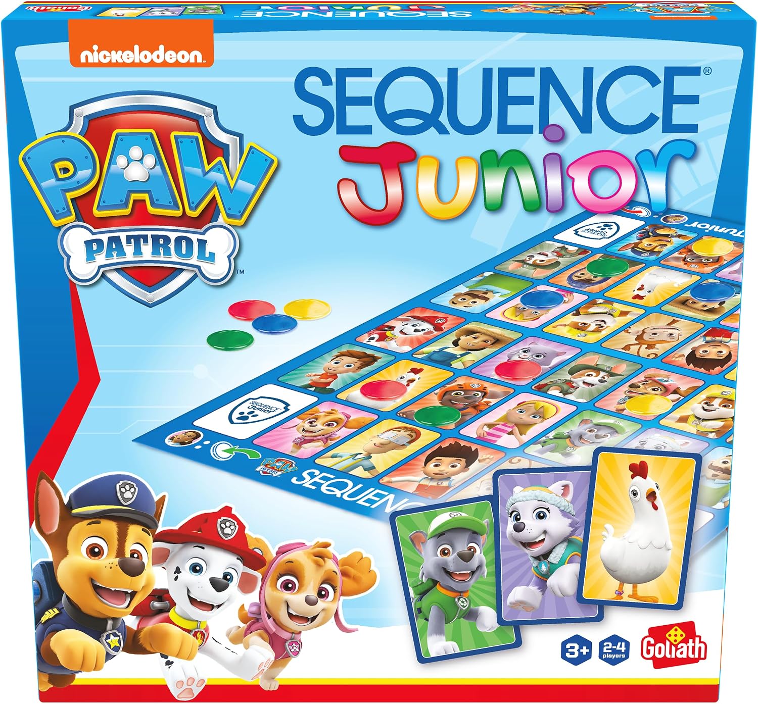 Detalle 2 de Goliath Sequence 932016 Paw Patrol Junior family game, multicolour