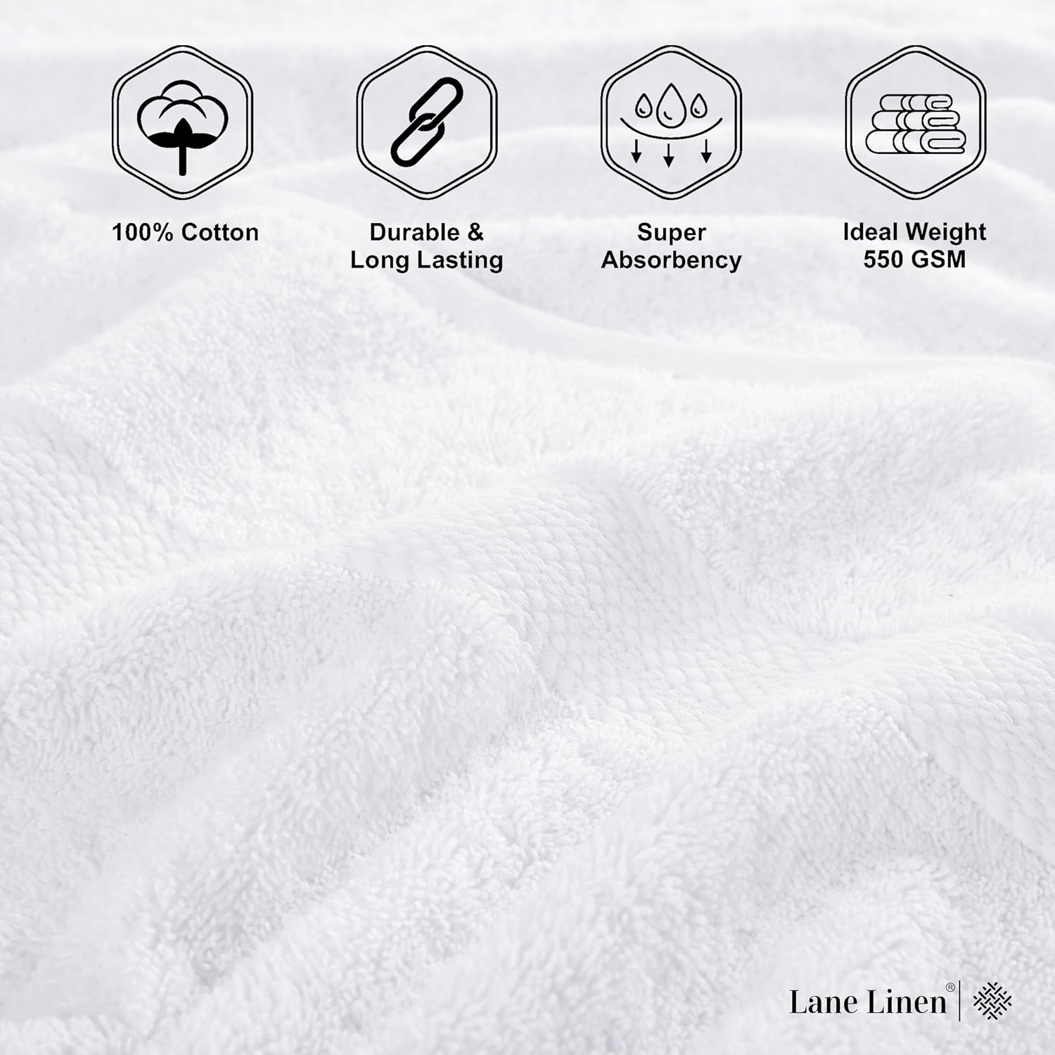 Thumbnail 5 de LANE LINEN 16-Piece Bath Towel Set