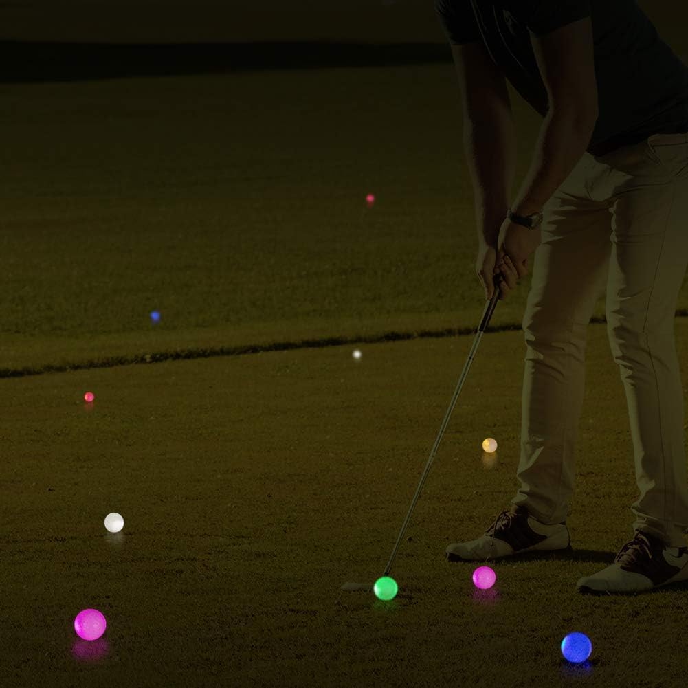 Detalle 2 de THIODOON 1 LED Golf Balls, 6 Colors for Night Golf