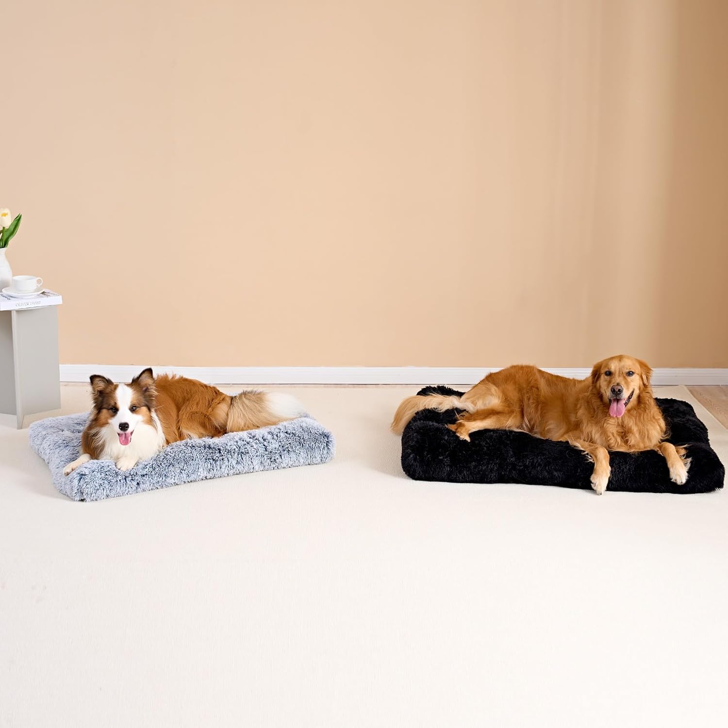 Thumbnail 6 de EHEYCIGA Fluffy Extra Large Dog Crate Bed XL: Calming, Washable and Non-Slip Comfort for Big Dogs