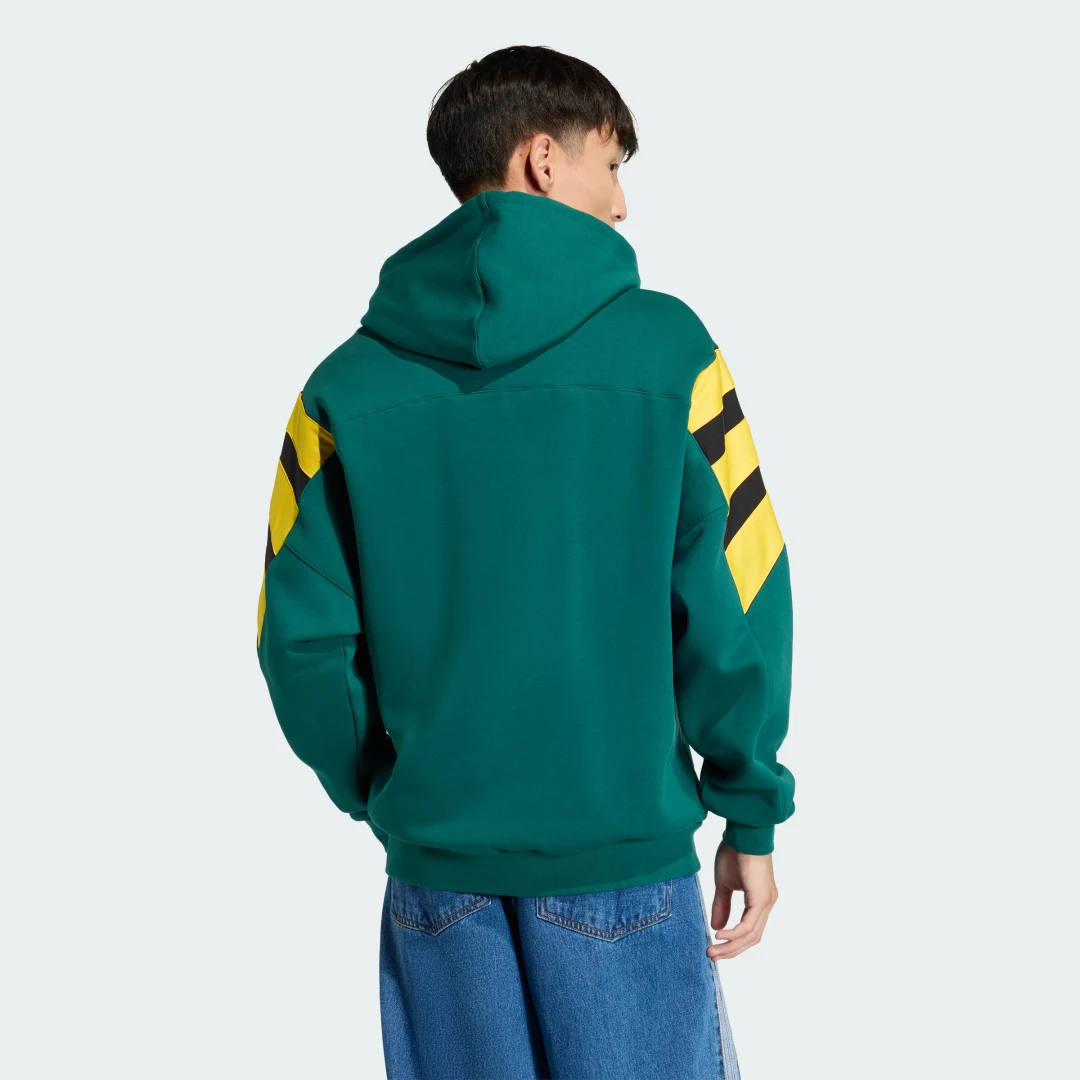 Detalle 2 de Adidas Sudadera con capucha Santiago HD – Verde