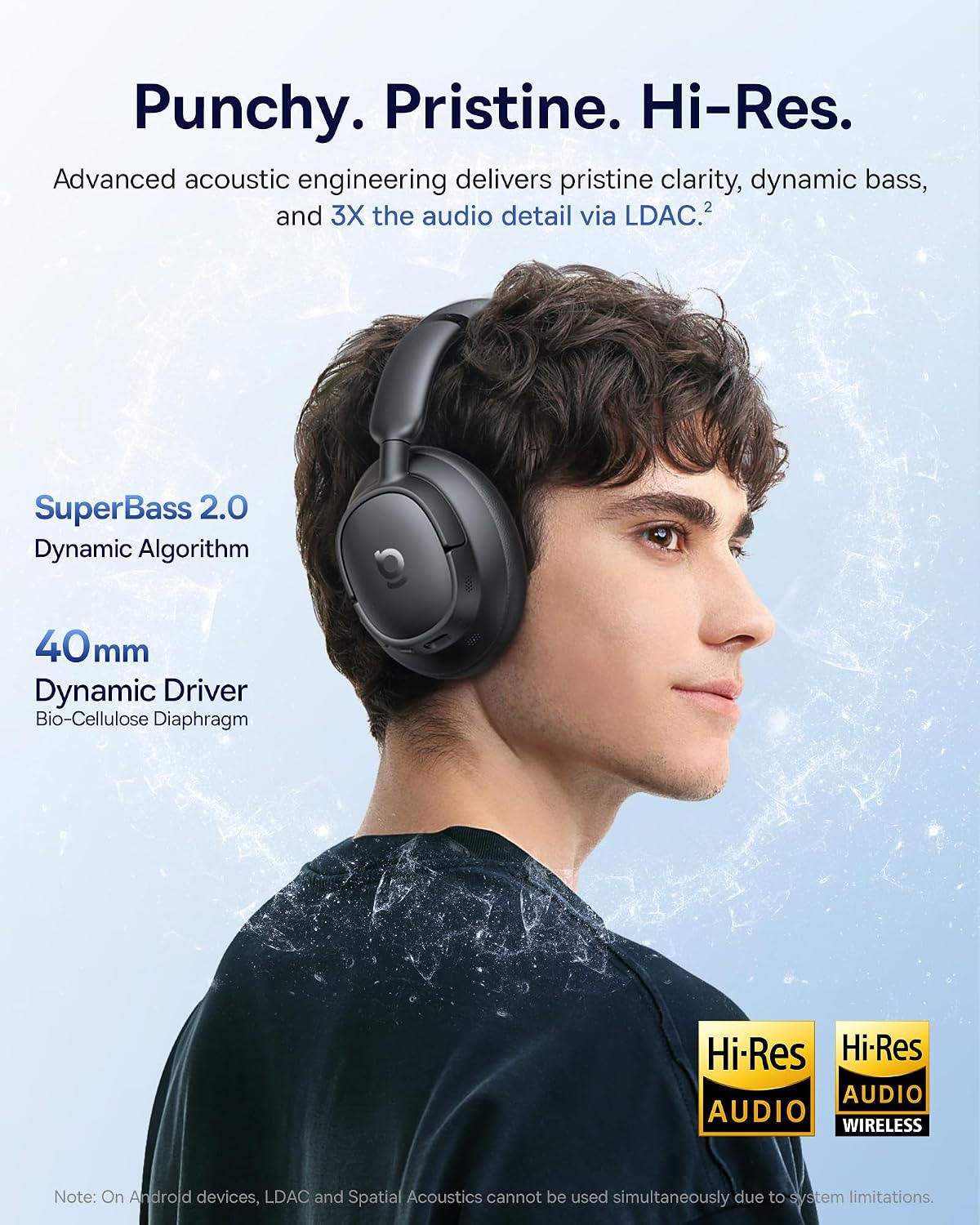 Thumbnail 2 de Baseus Bass BH1 NC Wireless Over-Ear 80H