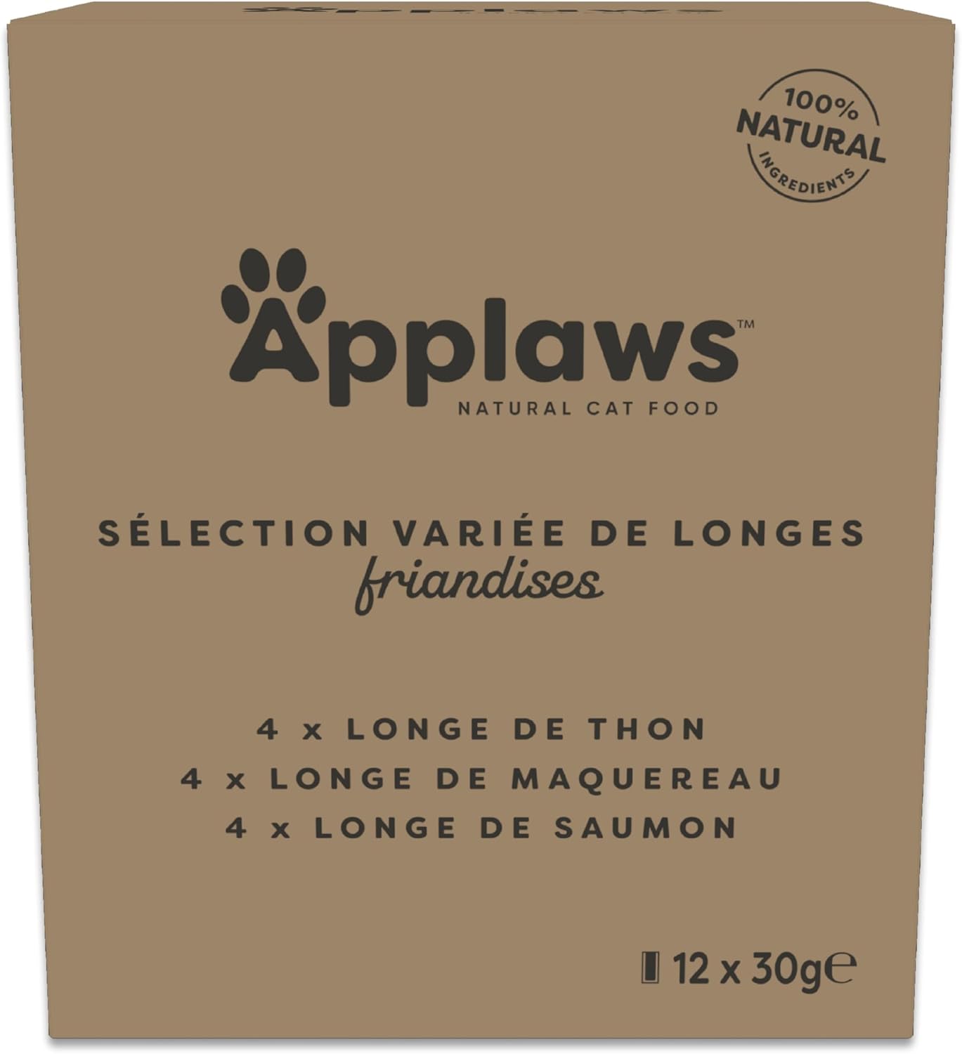 Detalle 2 de Applaws Friandise 100% Naturelle pour Chats et Chatons – Filets Sélectionnés, Pack Mixte 12 x 30 g