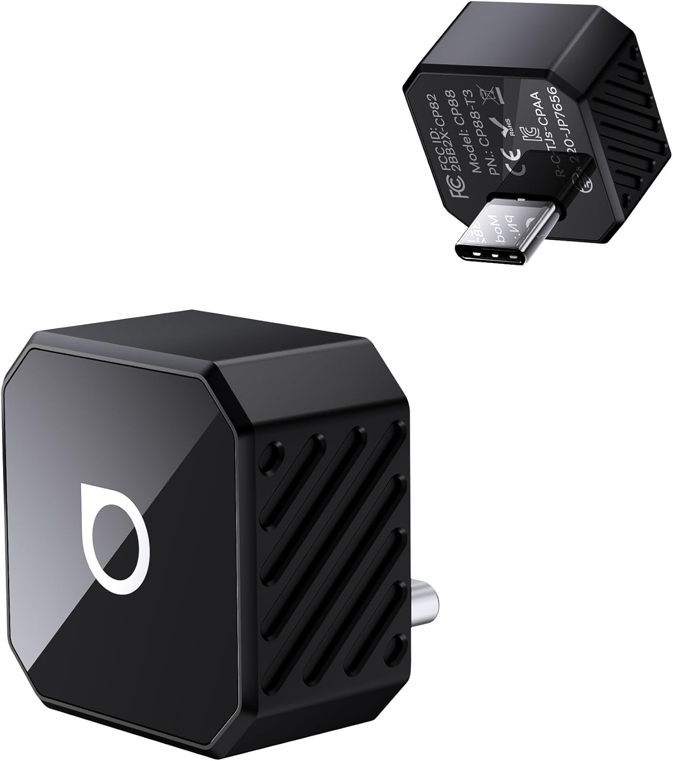 Detalle de Ottocast Mini Cube 3.0: Adattatore CarPlay Wireless USB-C ultra mini per auto (memoria doppia e OTA)