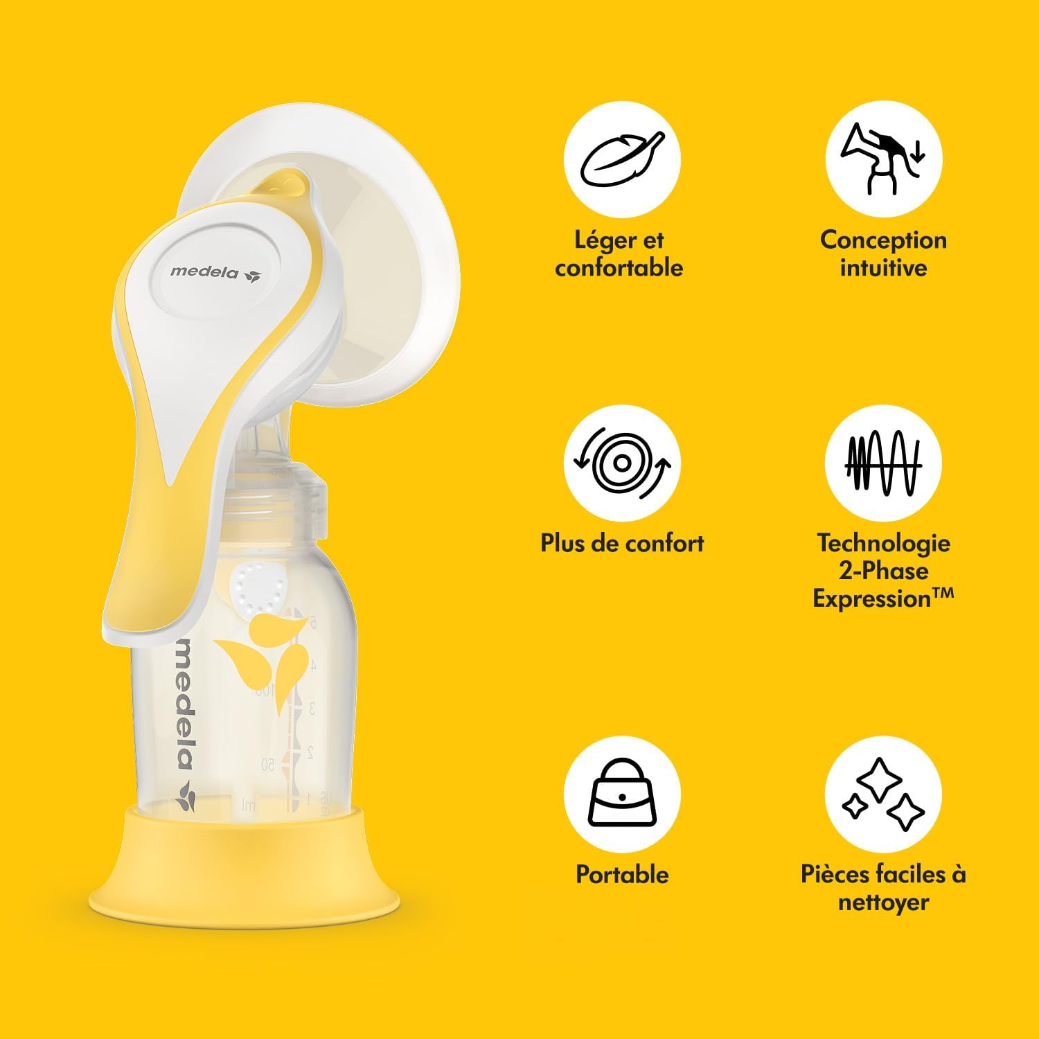 Detalle de Medela Harmony tire-lait manuel 24 mm