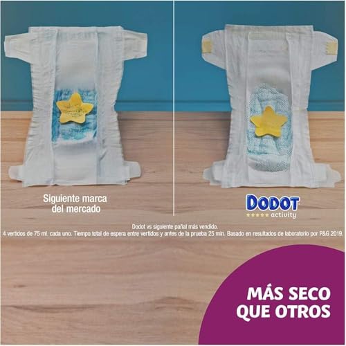 Thumbnail 5 de Dodot Bebé Activity Pañales Talla 5+ (12-17 kg) – 126 Unidades, Máxima Absorción y Ajuste 3D
