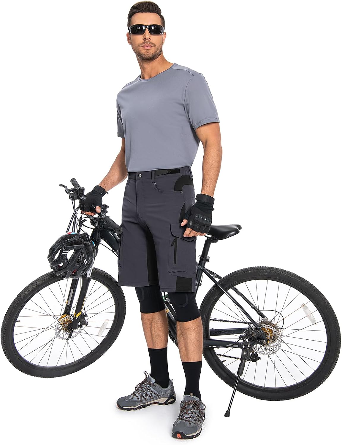 Detalle 2 de Cycorld MTB Shorts Herren MTB Hose