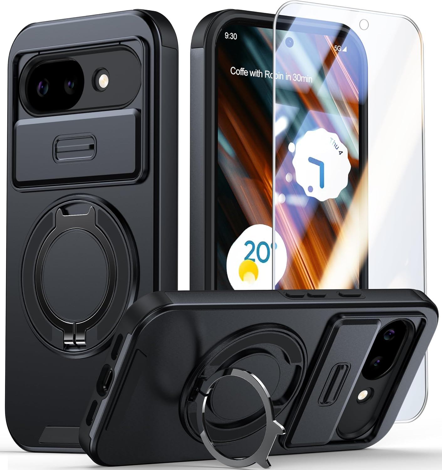 Detalle de AMILIFECASES Pixel 10a Case with 9H