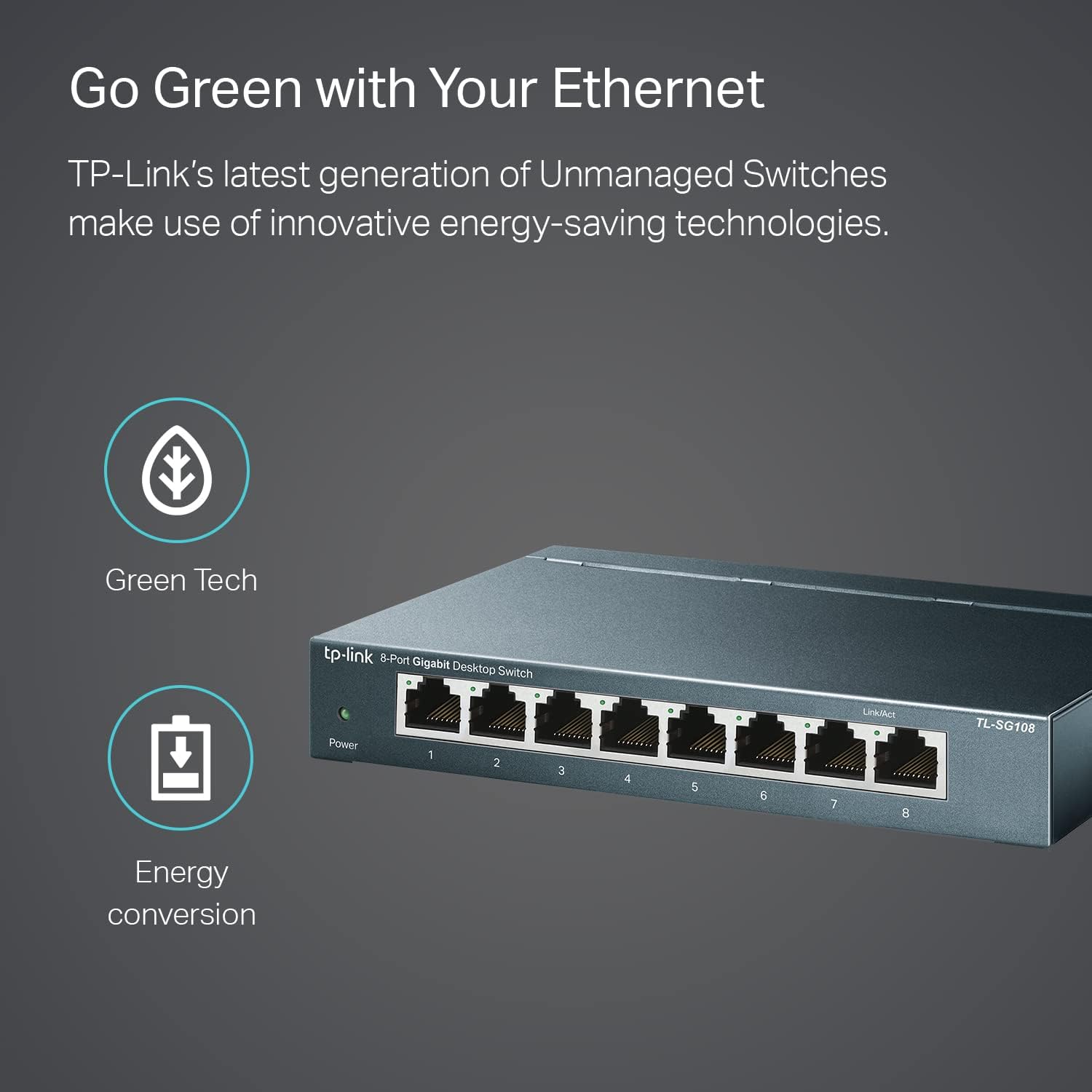 Thumbnail 5 de TP-Link Gigabit 8-Port Ethernet Switch