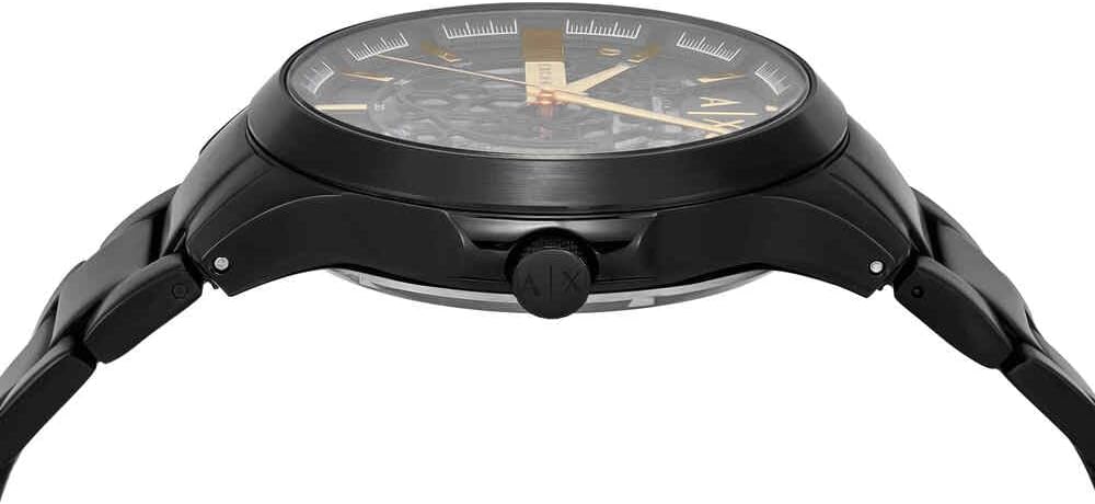 Thumbnail 4 de Armani Exchange Herrenarmbanduhr mit 46-mm-Gehäuse, Automatik und Mineralglas