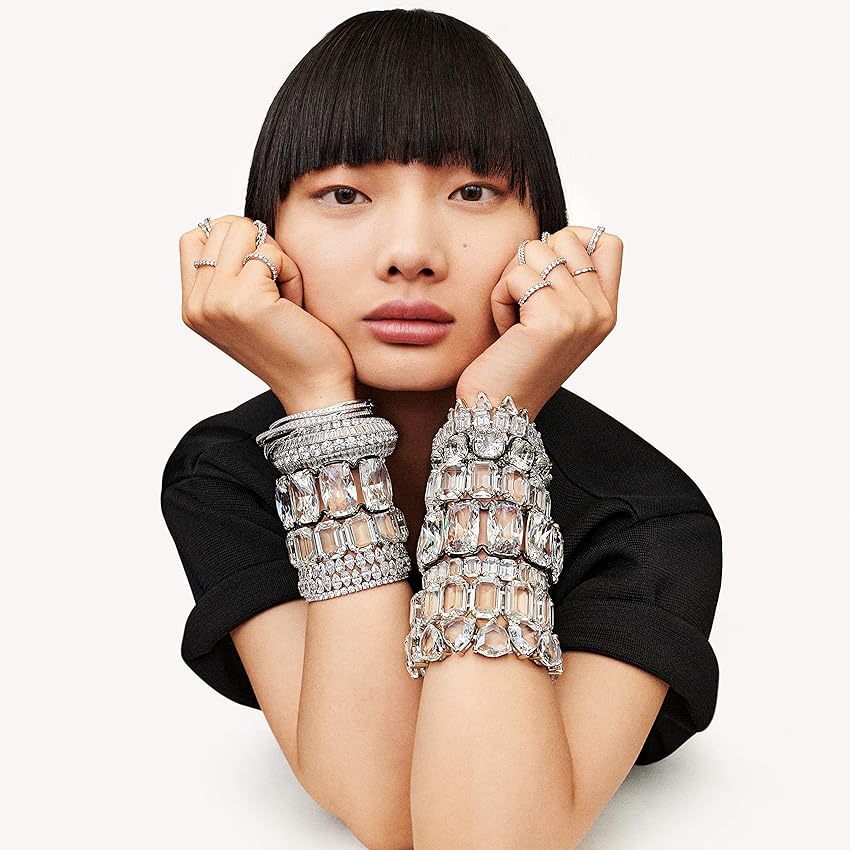 Thumbnail 4 de Swarovski Pulsera Tennis Millenia blanca Talla pera