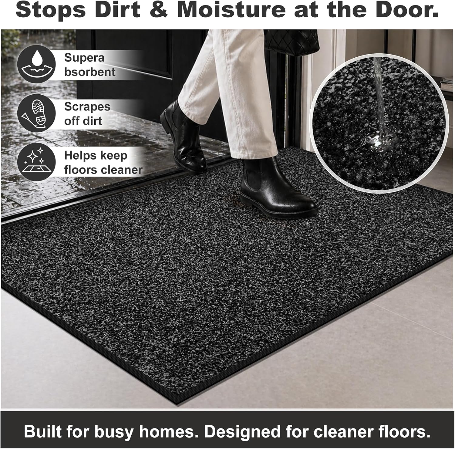 Thumbnail 2 de Mibao Door Mat, 29.5" x 17