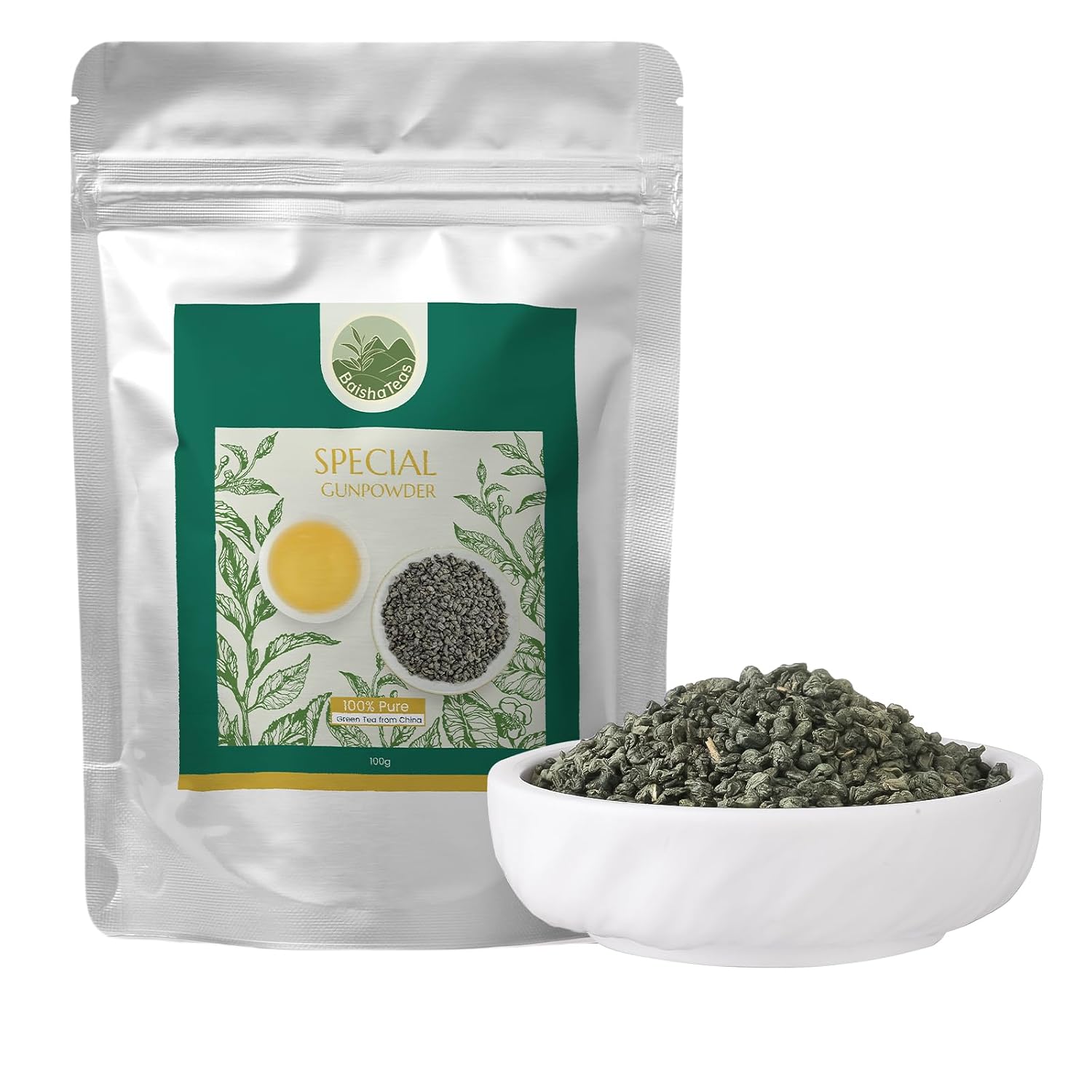 Thumbnail 4 de Gunpowder Grüner Tee 500 g BaishaTeas