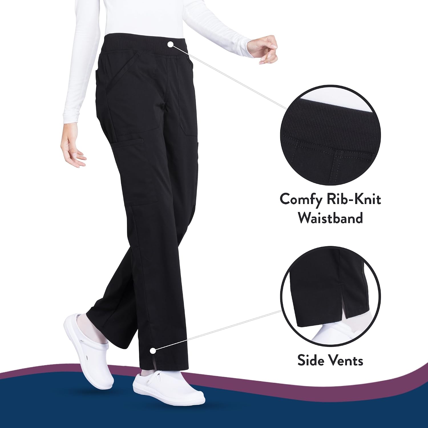 Detalle 1 de Cherokee Women's Scrub Pants Ww170t