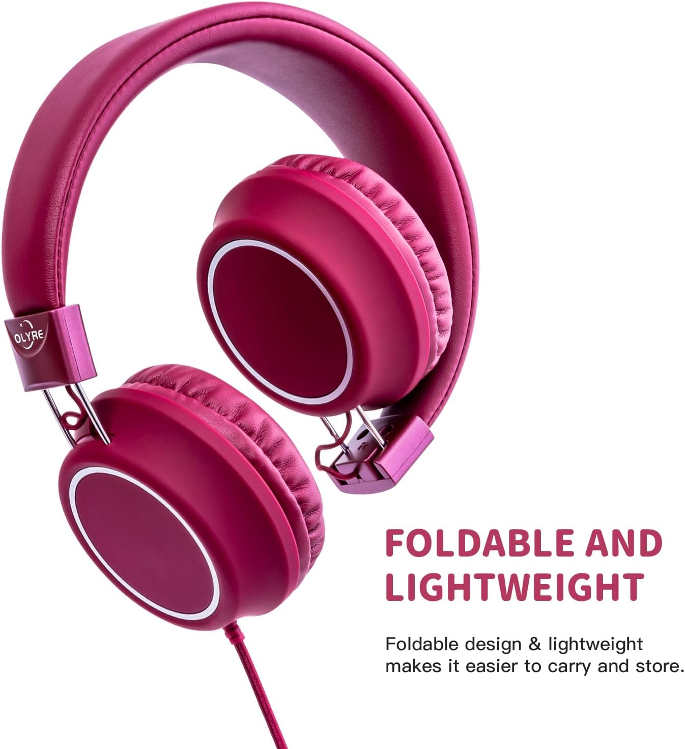 Thumbnail 2 de Olyre Kids headphones 3.5mm mic, foldable