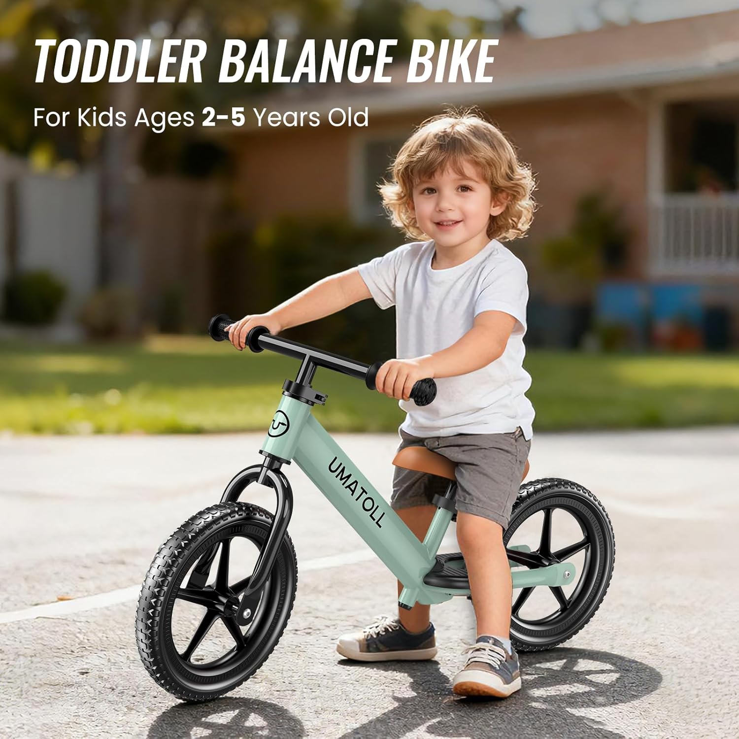 Thumbnail 1 de Umatoll Toddler Balance Bike: Adjustable 2-5 Year Old Toy Bicycle for Safe, Early Riding