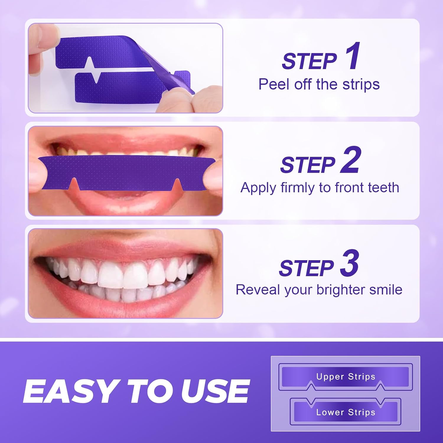 Thumbnail 4 de Purple Teeth Whitening Strips 28 Count – 14 Days Treatment