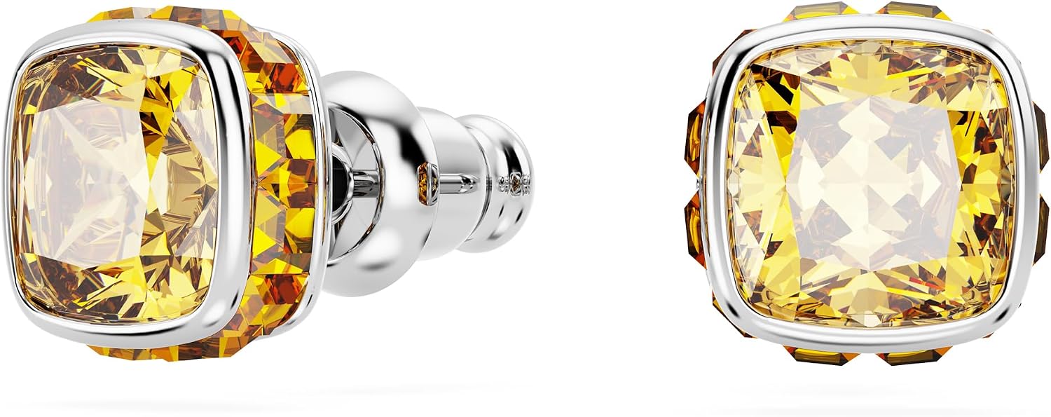 Detalle 2 de Swarovski Birthstone Stud Earrings, 1/3 x 1/3 Inch