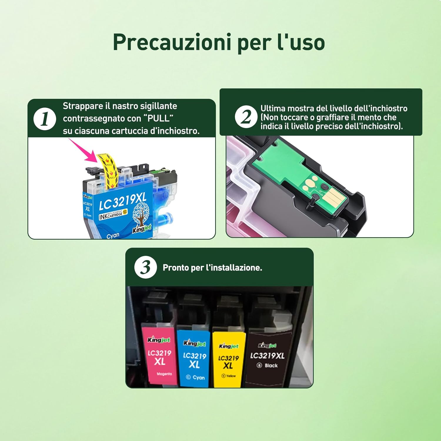 Thumbnail 5 de KINGJET LC3219XL Cartucce compatibili 8 Pack 🖨️