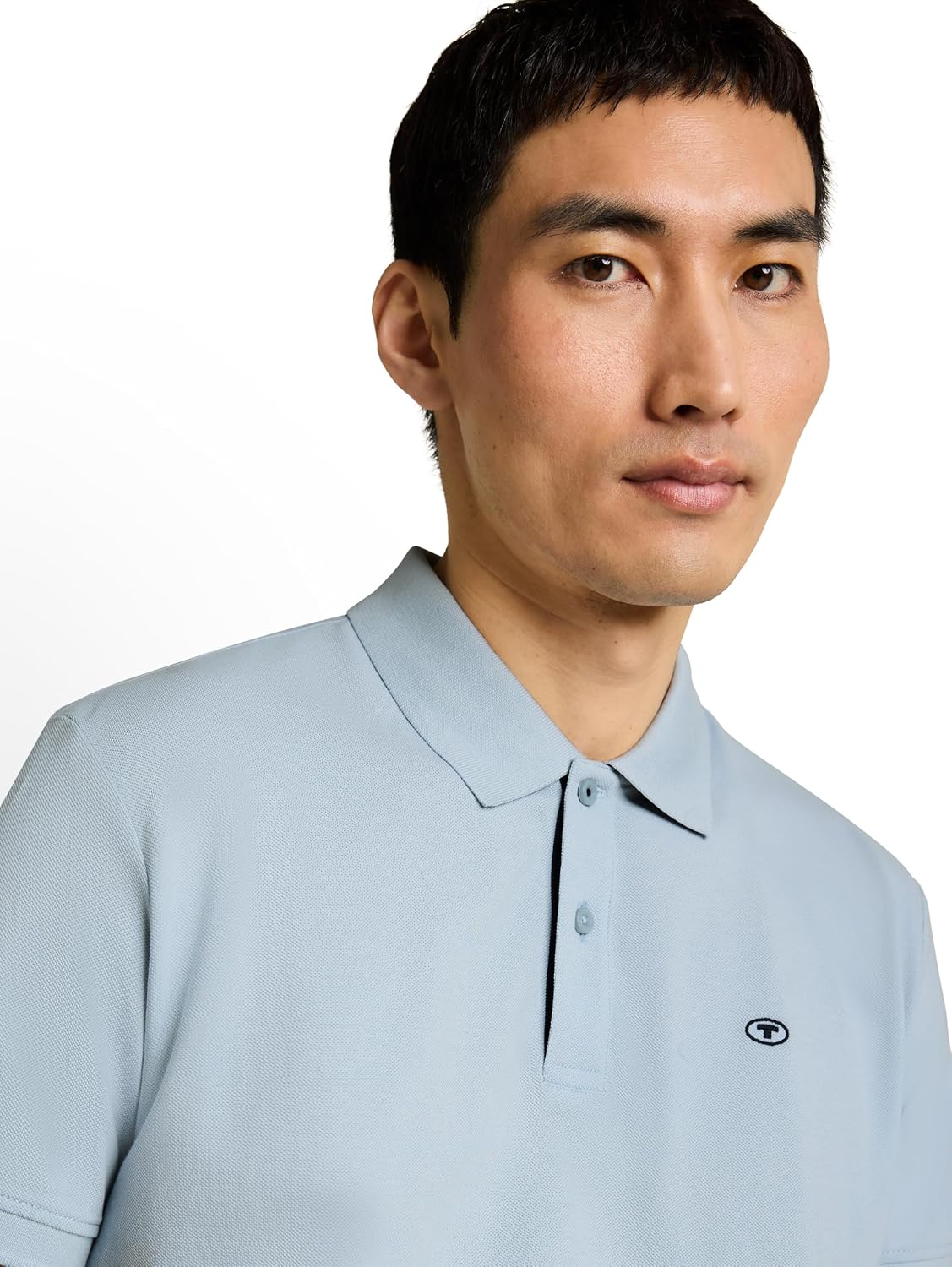 Detalle 2 de Tom Tailor Herren Basic Piqué Poloshirt – zeitloser Allrounder mit bequemem Tragegefühl