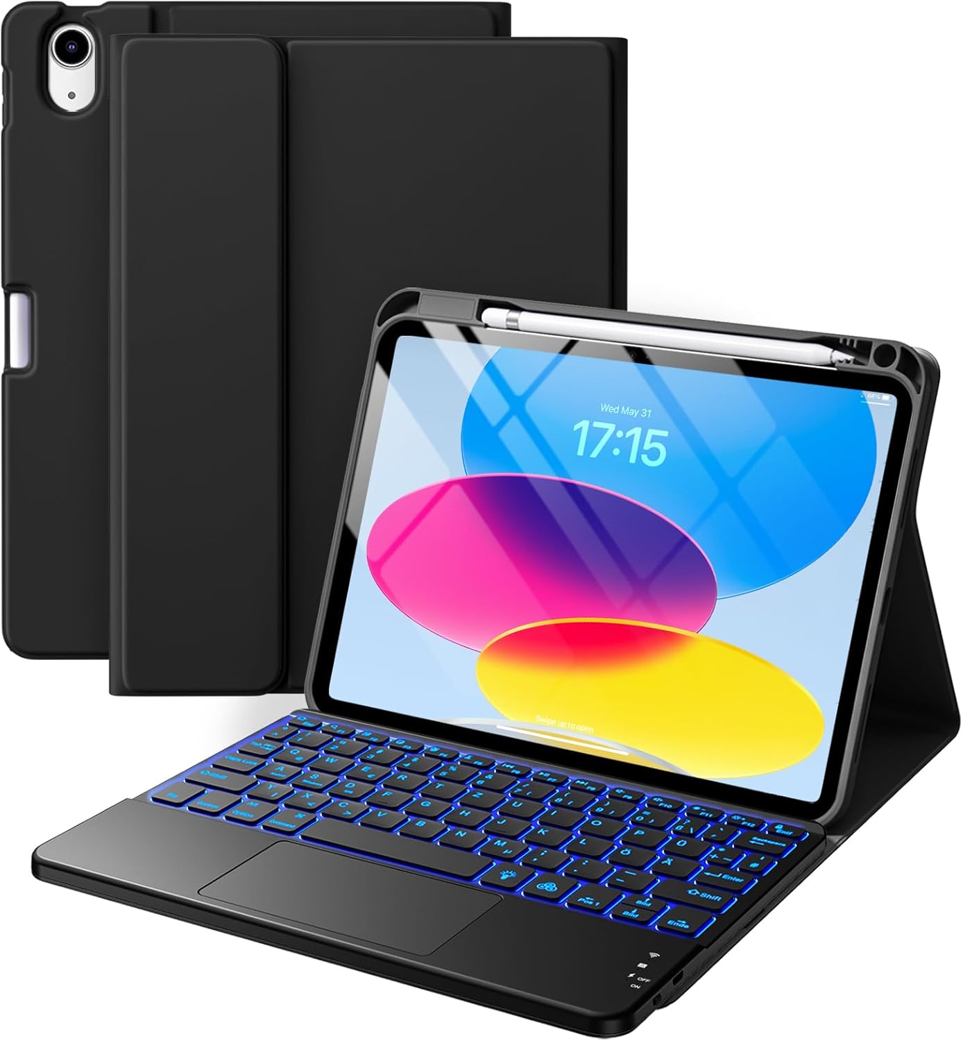 Vobafe Touchpad Tastaturhülle iPad A16 11
