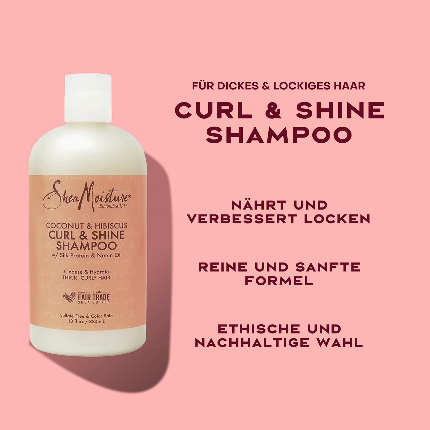 Detalle 2 de SHEA MOISTURE Moisture Coconut & Hibiskus 384 ml