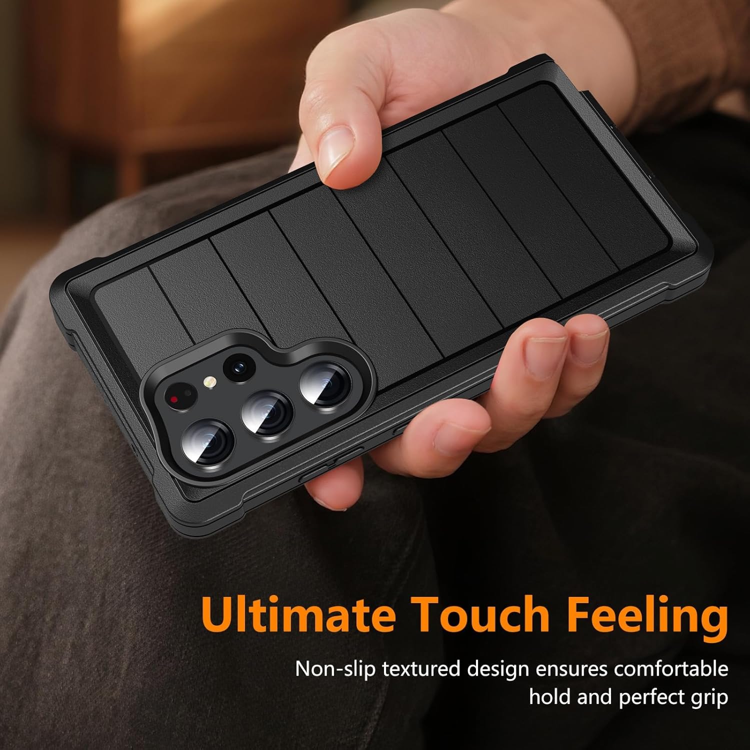 Thumbnail 6 de Hensinple S23 Ultra Case: Heavy-Duty 15FT Drop Protection for Galaxy S23 Ultra