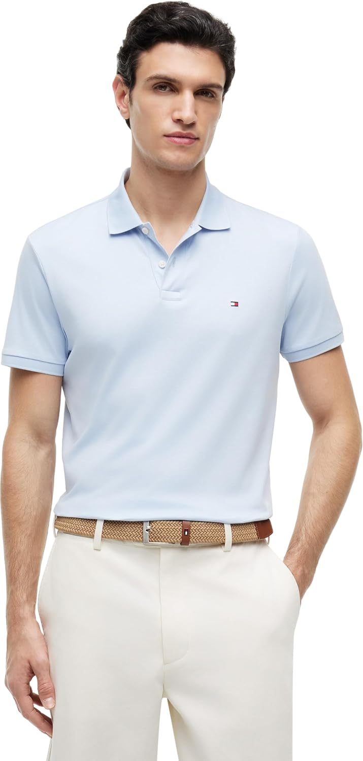 Thumbnail 6 de Tommy Hilfiger Polo S/S Uomo – tessuto morbido, vestibilità regolare e ricamo iconico