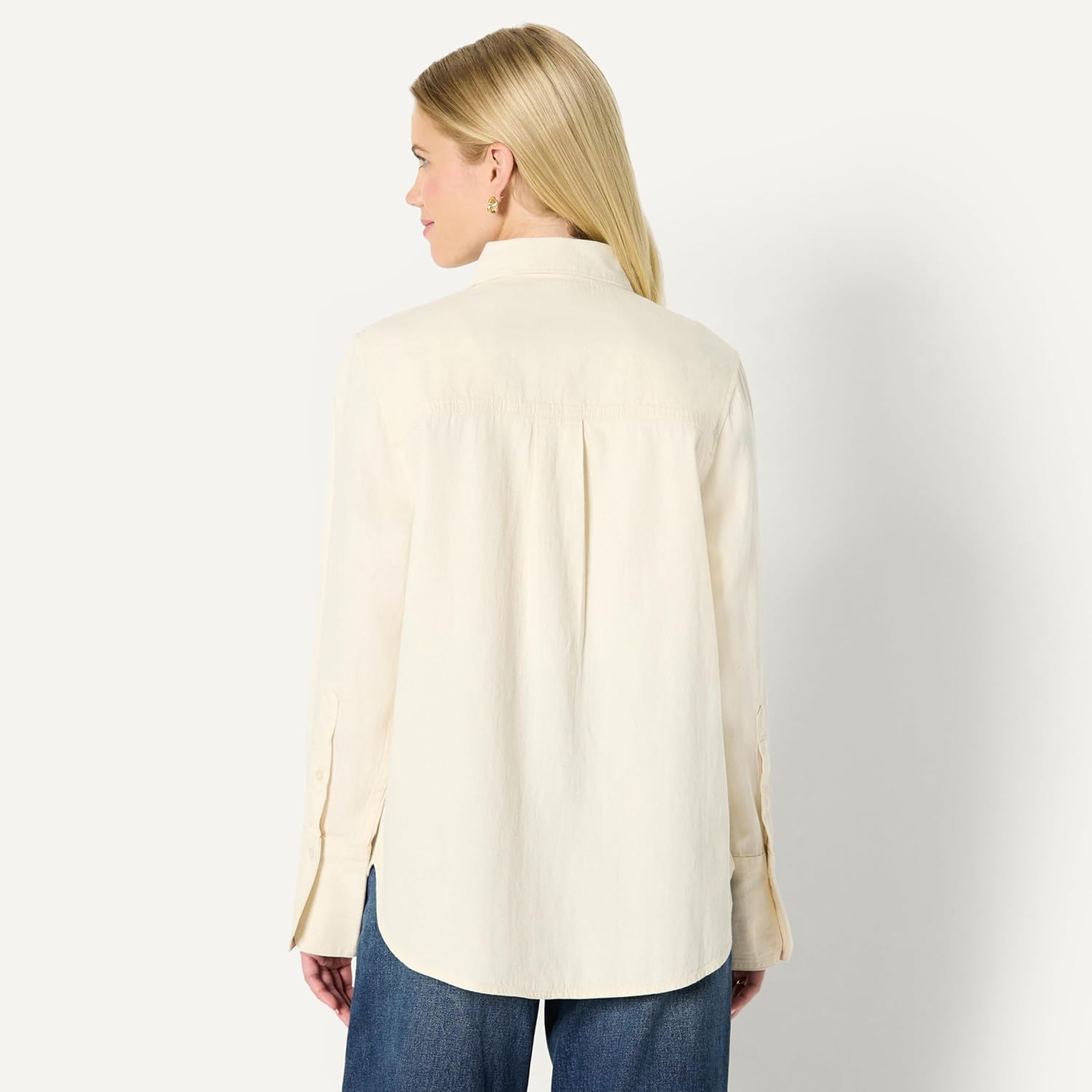 Thumbnail 1 de Amazon Essentials Damen Oversize-Denimhemd mit Knopfleiste