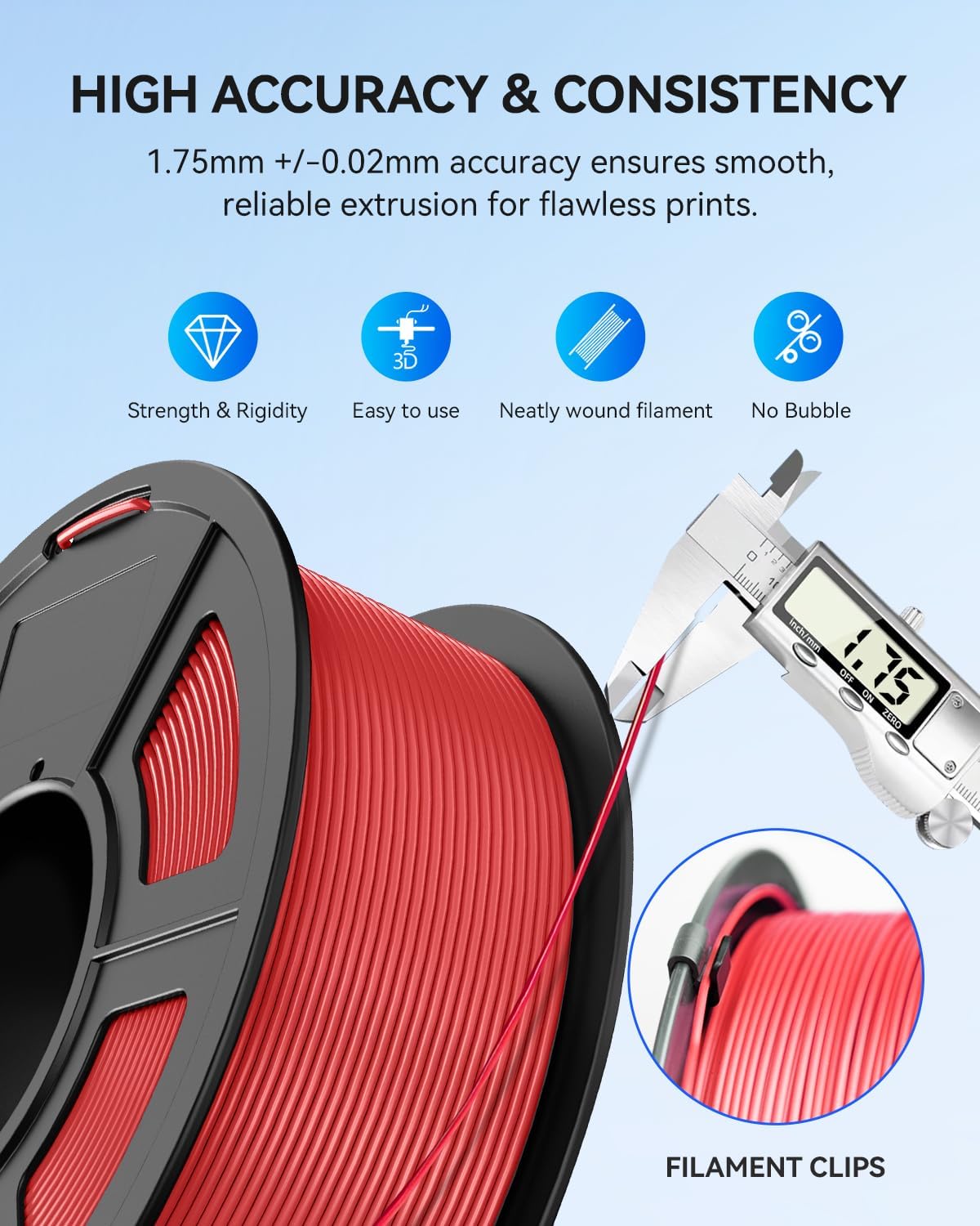 Thumbnail 4 de JAYO PLA+ Filament 1.75mm Schwarz