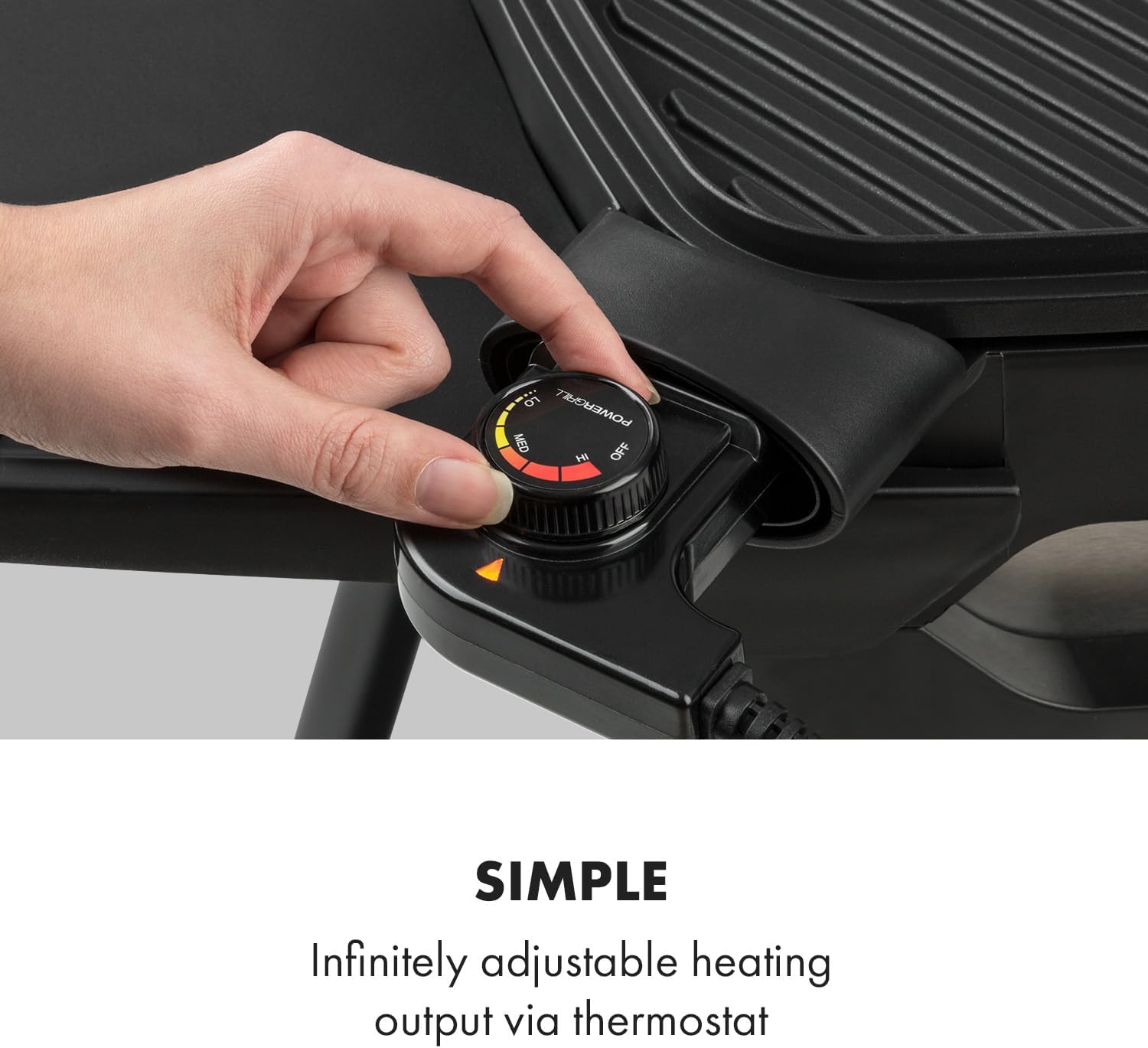Thumbnail 4 de Klarstein Gatsby Electric Grill, 2000 W, 40 x 36 cm Non-Stick Plate