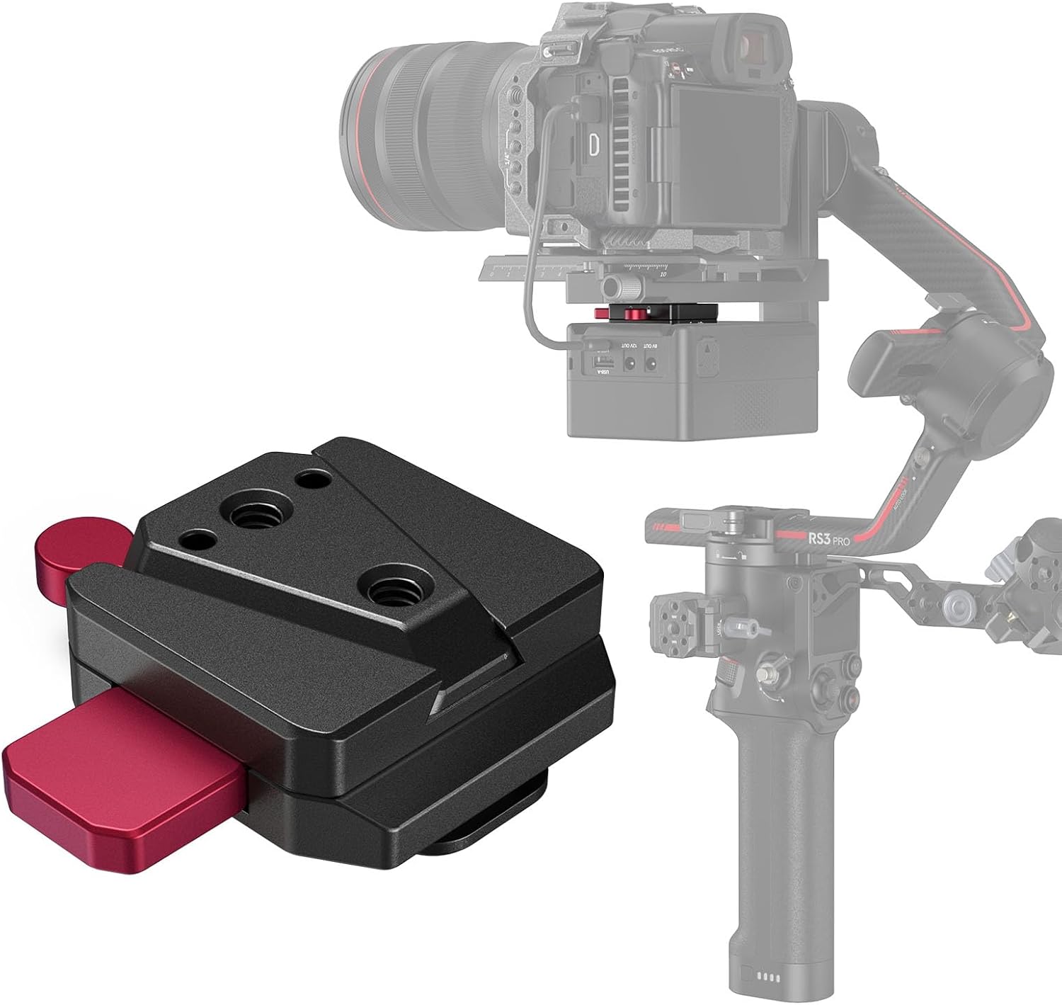 Detalle de SMALLRIG 4189 Mini V Mount Battery Plate 55 mm