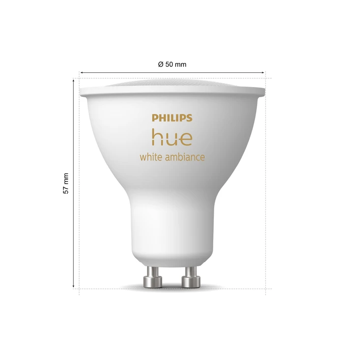 Thumbnail 2 de Philips Hue White Ambiance GU10 18er-Pack