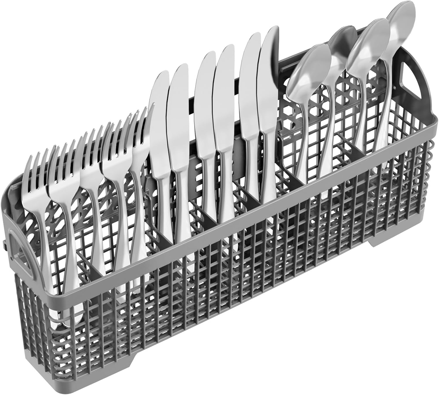 Detalle de WP8562043 / 8531233 Dishwasher Silverware Basket, 7 Compartments, ABS